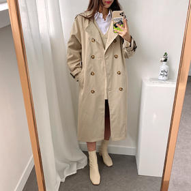 Be-me  Beemy / Barbary双扣长风衣JPY带授权招加盟代理