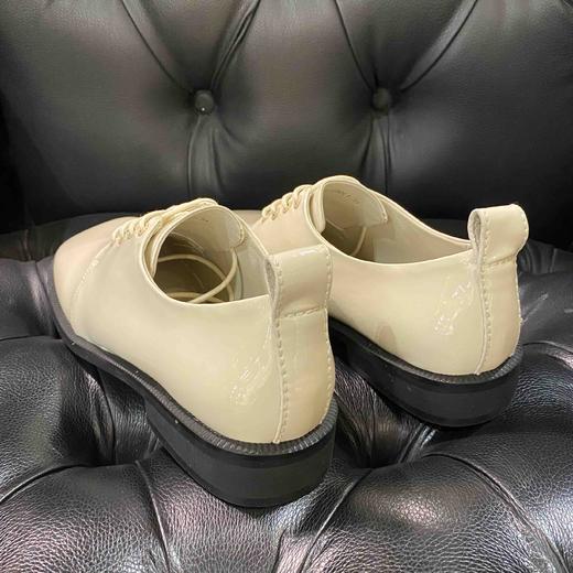 LFGJ 12802 小皮鞋女英伦风复古方头系带高面酷帅街头单鞋 商品图9