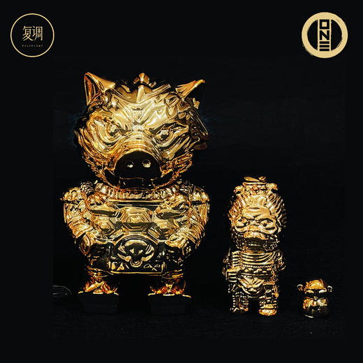 现货 壹工坊 黄金三宝 悟空 佛祖 八戎  搪胶 摆件 商品图0