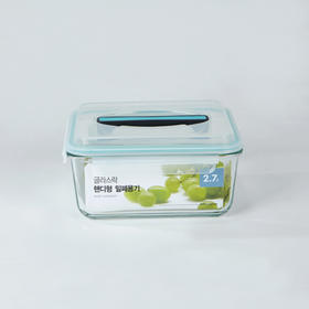 [现代住宅] 新款  韩国玻璃密封容器 玻璃保鲜盒2.7LJPY带授权招加盟代理