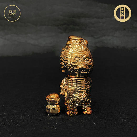 现货 壹工坊 黄金三宝 悟空 佛祖 八戎  搪胶 摆件 商品图4