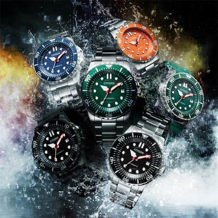 西铁城新品日本官方正品ME彩系列机械潜水手表运动男表NJ0120-81E 商品图2