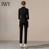 IWY/黑色西装套装女职业装女正装英伦时尚高端面试七分袖工作服C10408-B+P10407-B 商品缩略图3