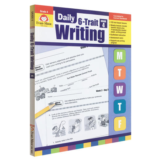 【桃娘推荐】Evan-Moor Daily 6-Trait Writing TE 每日练习系列 系统写作 完整版 商品图4