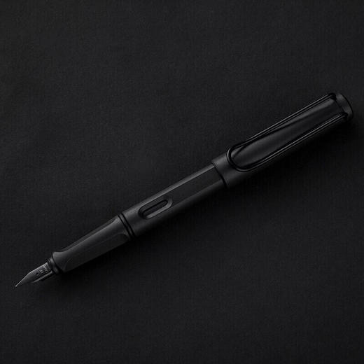凌美(LAMY)钢笔签字笔墨水笔Safari狩猎者系列 商务办公文具礼品笔 磨砂黑 EF笔尖 吸墨器套装 商品图1