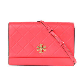 Tory Burch 汤丽柏琦  女士牛皮单肩包 西瓜红 41709 669