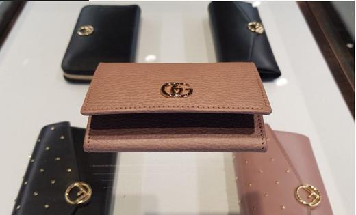 奥莱Gucci GG Mamon皮革卡夹（Nude Beige）474748 CAO0G 5729JPY带授权招加盟代理 商品图4