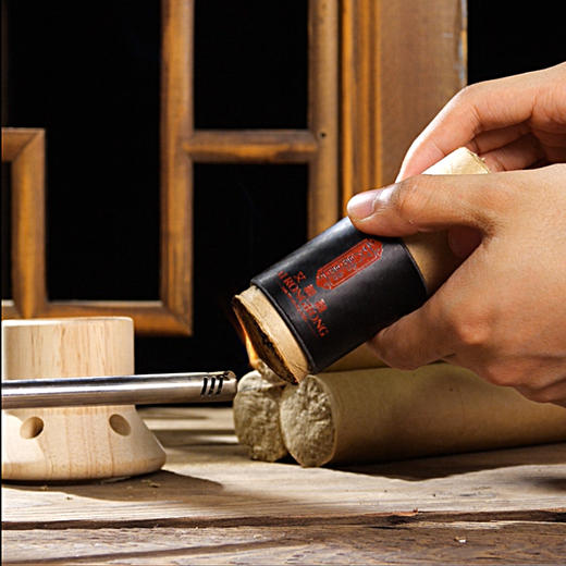 【单人重度寒湿调理套装】艾融融纯艾绒艾条梧桐无烟凤凰艾灸体验装长艾条19支自助艾灸大椎 商品图1