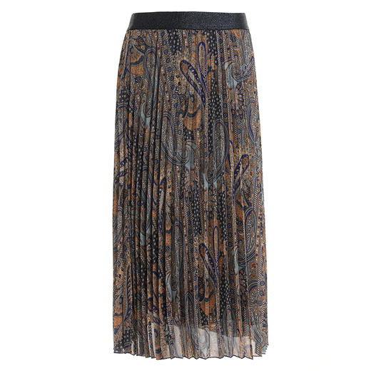 乔万尼半身裙女夏碎花高腰a裙春款百褶裙EI2D791 商品图4