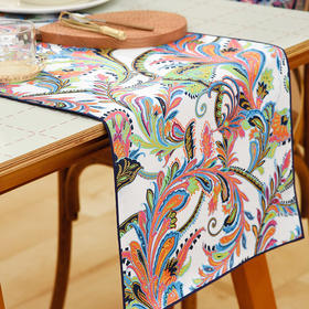 经典佩斯利美式轻奢北欧ins餐边柜茶几桌旗