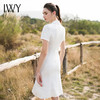 IWY/气质白色短袖连衣裙女高端职业装双排扣商务正装显瘦通勤西装套裙Q12096+YD-096 商品缩略图3