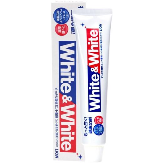 LION/狮王 WHITE&WHITE特效美白牙膏 150G 有白标JPY带授权招加盟代理 商品图3