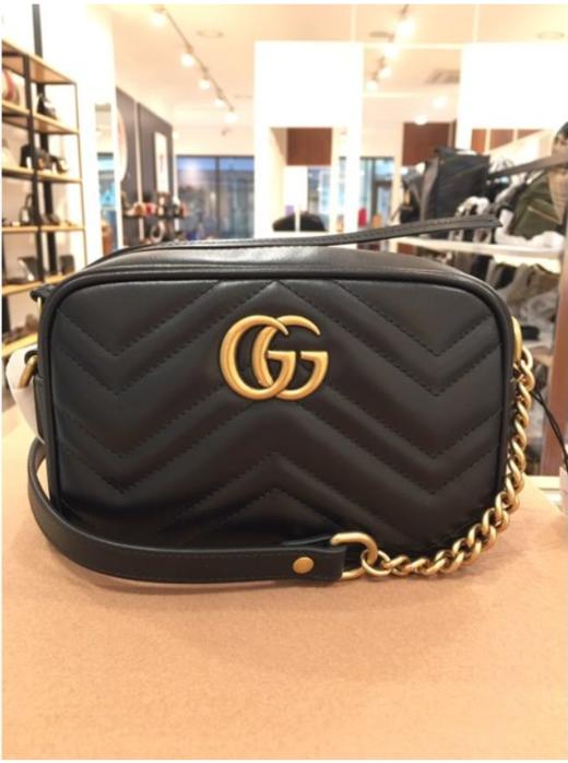 奥莱 Gucci Matlase迷你包黑色448065 DTD1T 1000JPY带授权招加盟代理 商品图0