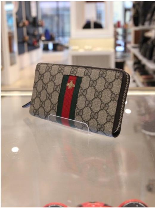 奥莱Gucci Web GG Supreme拉链钱包（408831 KLQCN 8461）JPY带授权招加盟代理 商品图2