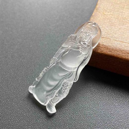 玻璃种翡翠关公关老爷财神爷 商品图0