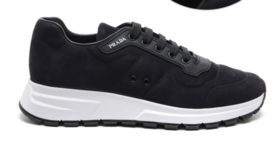 奥莱 [Prada]男士磨砂皮运动鞋19FW（4E3433_037_F0967_19F）JPY带授权招加盟代理