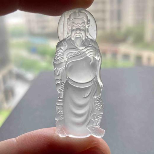 玻璃种翡翠关公关老爷财神爷 商品图8