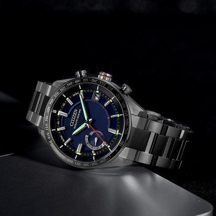 西铁城官方正品舒博钛卫星对时日期显示光动能防水男表CC3085-51L 商品图4