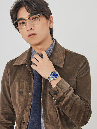 西铁城官方不锈钢覆BIP表带防水机械优雅男表NH8395-77E 商品图5