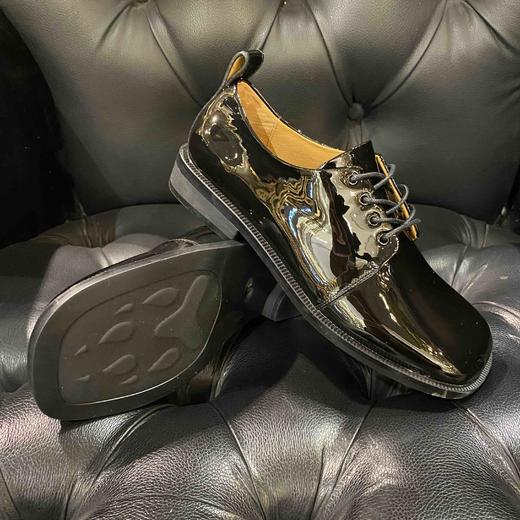 LFGJ 12802 小皮鞋女英伦风复古方头系带高面酷帅街头单鞋 商品图4