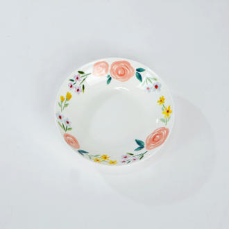 [现代住宅] 新款  可爱的玫瑰花图案餐具 花卉印花盘子JPY带授权招加盟代理 商品图2