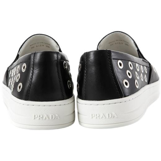 奥莱[普拉达]（3S6159 309U NERO BIANCO）女式便鞋JPY带授权招加盟代理 商品图4