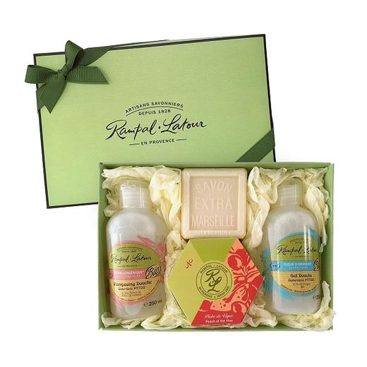 Rampal latour Blanc coconut(洗发水+沐浴露+ 2块香皂+盒装)JPY带授权招加盟代理 商品图0