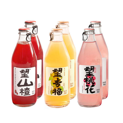 好望水望山楂汁饮料0脂肪山楂气泡水新中式解腻果汁300ml*6 商品图6