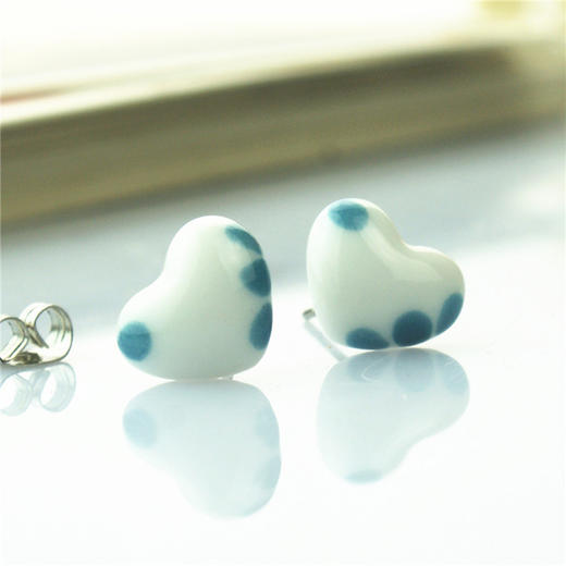 【为思礼合集】手绘小清新甜美耳钉饰品 清新森女系 商品图2