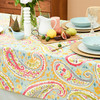 蓝粉火腿纹美式田园法式桌布 商品缩略图1