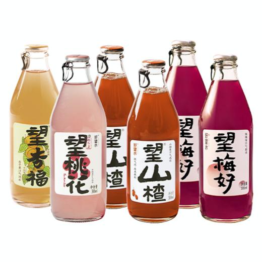 好望水望山楂汁饮料0脂肪山楂气泡水新中式解腻果汁300ml*6 商品图5