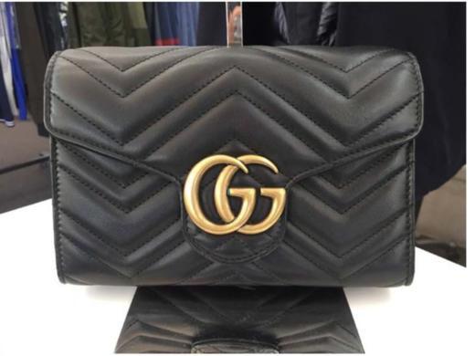 奥莱[Gucci] Marmont Matelass单肩包19FW 474575-DTD1T-1000JPY带授权招加盟代理 商品图0