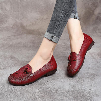 MLD- 8805新款民族风单鞋女平底软底浅口花朵跳舞 商品图3