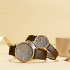 西铁城日本官方正品时尚简约卡其色表盘皮带光动能情侣对表男士手表BM7523-12X 商品缩略图6