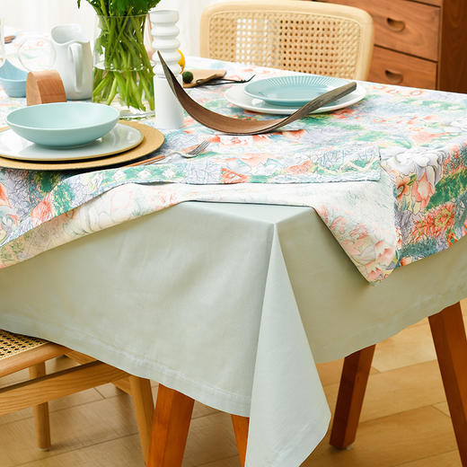 春日韶华法式桌布长方形轻奢高档茶几台布 商品图3
