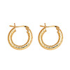 HEI COMB-PATTERN HOOP EARRING 耳饰JPY带授权招加盟代理 商品缩略图1