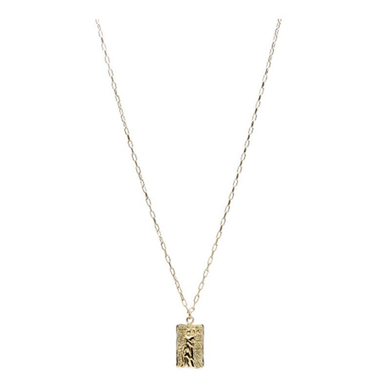 HEI ANTIQUE SQUARE PENDANT NECKLACE 项链JPY带授权招加盟代理