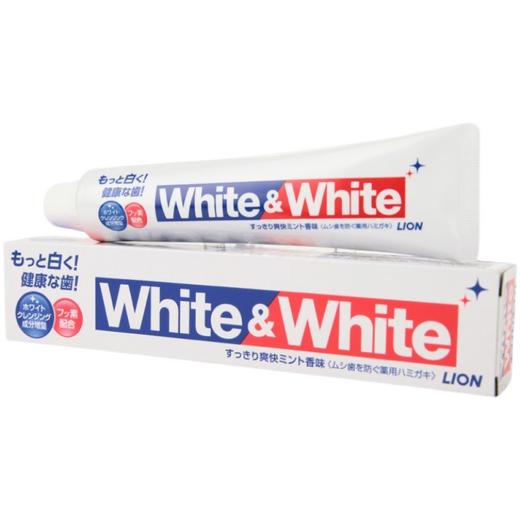LION/狮王 WHITE&WHITE特效美白牙膏 150G 有白标JPY带授权招加盟代理 商品图1