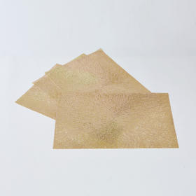 [现代住宅] 新款 复古方形桌垫  餐桌垫 金色 4P 套装JPY带授权招加盟代理