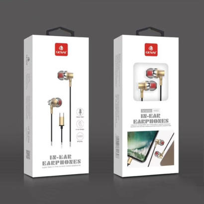 歌奈M80 金属入耳式带麦Type-c接口手机专用1盒装JPY带授权招加盟代理 商品图0