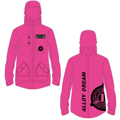 Dream 21-22 新款单板雪服 骚粉 商品图0