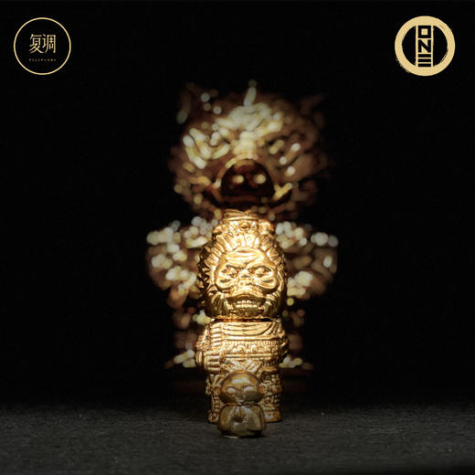 现货 壹工坊 黄金三宝 悟空 佛祖 八戎  搪胶 摆件 商品图2