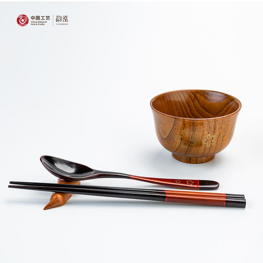 三口之家碗勺筷子礼盒套装家用送礼9027 商品图12