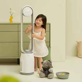 【KEHEAL科西】无叶风扇家用落地电风扇静音塔扇空气循环扇