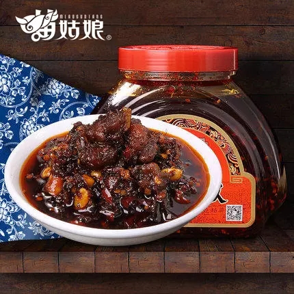 苗姑娘 鸡辣椒酱 自制开胃菜下饭酱750g