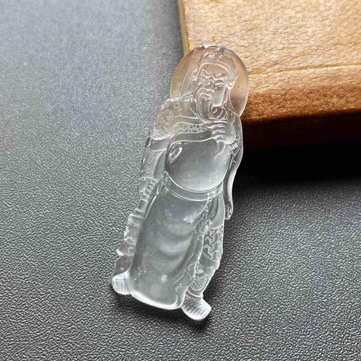 玻璃种翡翠关公关老爷财神爷 商品图1