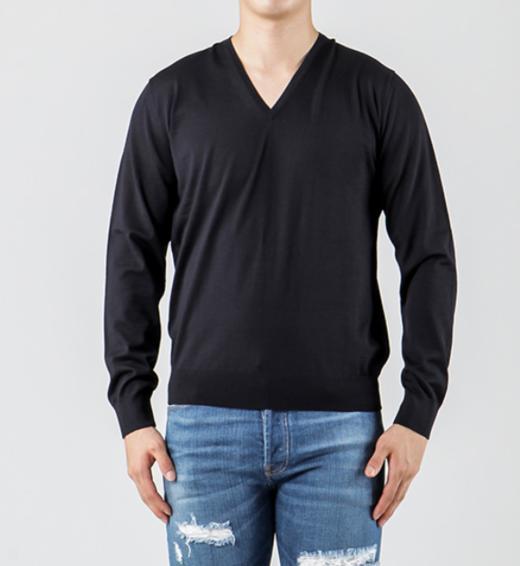 奥莱[普拉达]（UMM985 C5W F0SVF）男士V领针织毛衣19SSJPY带授权招加盟代理 商品图1