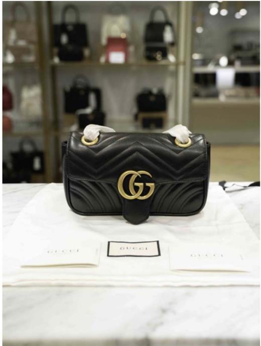 奥莱Gucci Marmont Matlasse迷你包446744-DTDIT-1000JPY带授权招加盟代理 商品图1