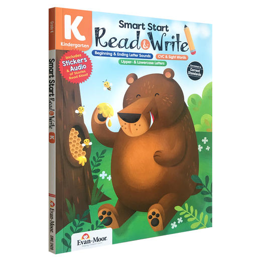 【安潇推荐】Evan-Moor Smart Start Read and Write 聪慧启蒙系列 有声阅读与拼写 美国加州原版教辅 商品图3