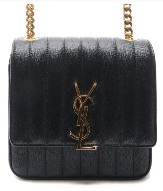 奥莱[圣罗兰] 女士Vicky单肩包（532612_1GF0J_1000_20F）JPY带授权招加盟代理 商品图0